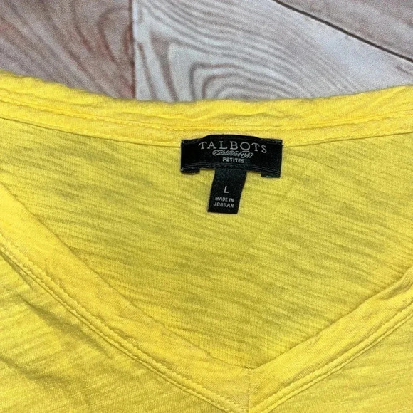 TALBOTS tee shirt large petite - Picture 2 of 3